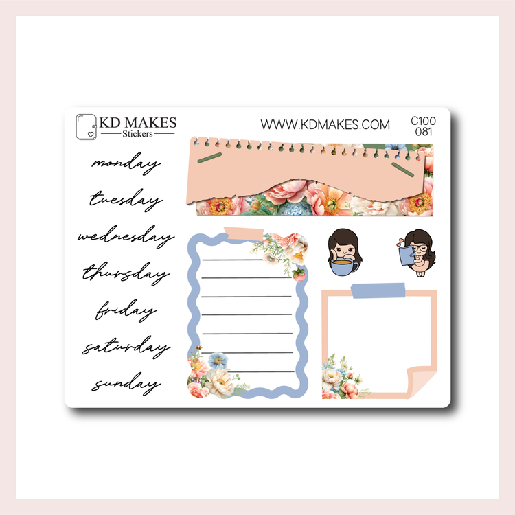 C100 | JOURNAL KIT | Floral