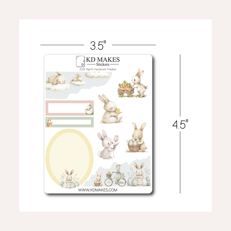 April's Sticker Sampler