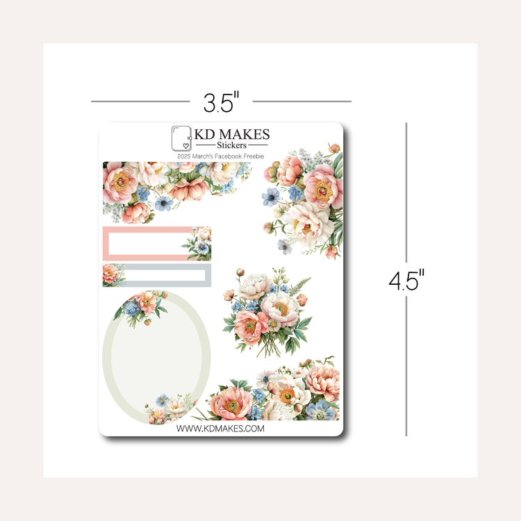 03 | March's Sticker Sampler