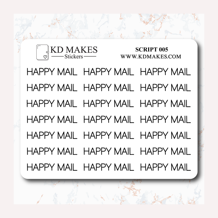 HAPPY MAIL - SCRIPT 005