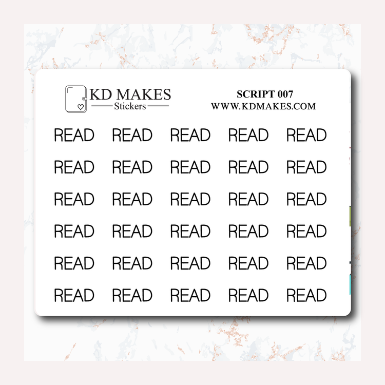 READ - SCRIPT 007