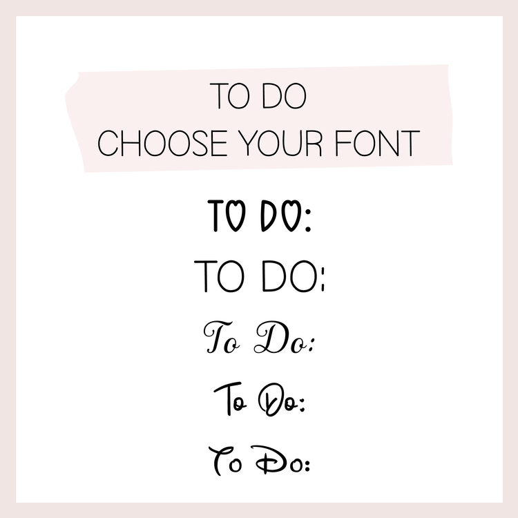To Do | Script Sticker