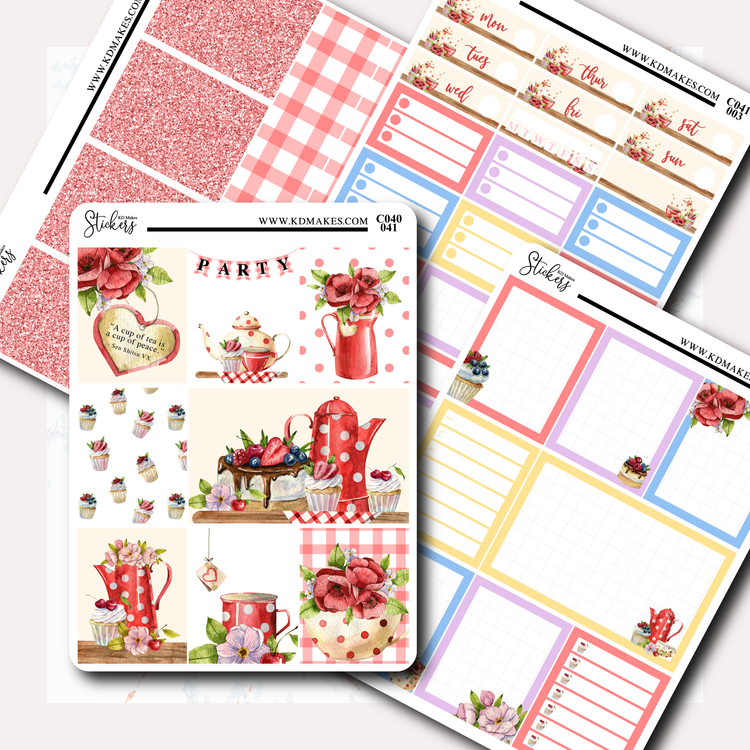 Tea Party - Weekly Vertical Kit