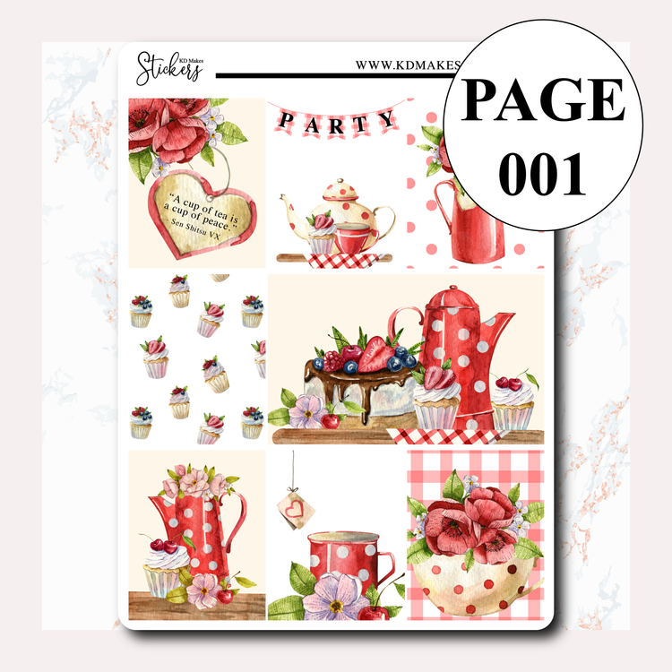 Tea Party - Weekly Vertical Kit
