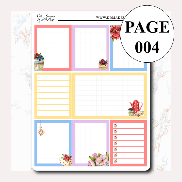 Tea Party - Weekly Vertical Kit