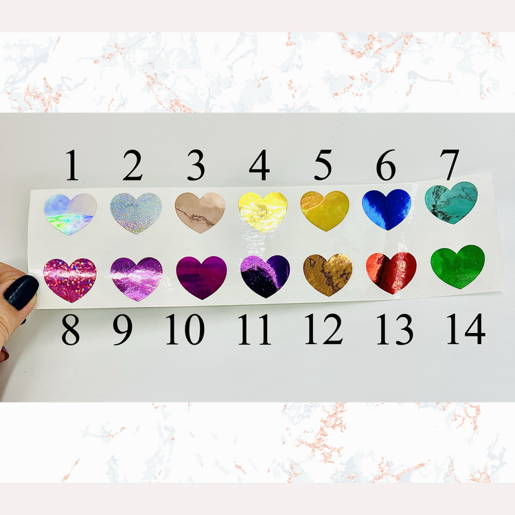 Date Numbers - SOPHIA SCRIPT - FOIL