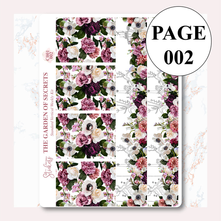 The Garden of Secrets - Weekly Vertical Kit