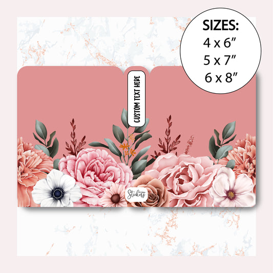 C002 051 | LEOPARD PRINT & FLORAL | STICKER ALBUM