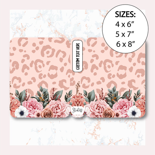 C002 052 | LEOPARD PRINT & FLORAL | STICKER ALBUM