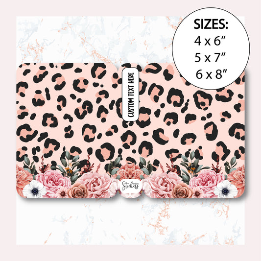 C002 054 | LEOPARD PRINT & FLORAL | STICKER ALBUM