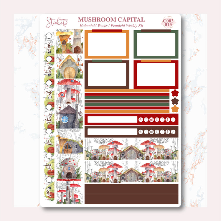 C003 | Mushroom Capital | HOBONICHI WEEKS WEEKLY KIT
