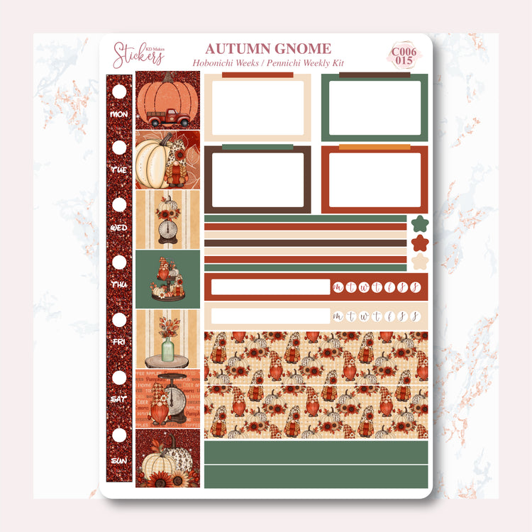 Autumn Gnomes | HOBONICHI WEEKS WEEKLY KIT