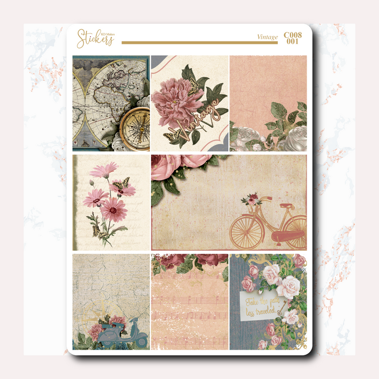 Vintage - Weekly Vertical Kit