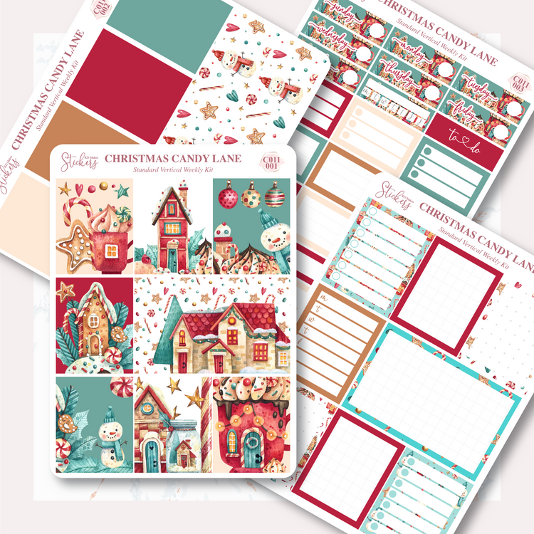 Christmas Candy Lane - Weekly Vertical Kit