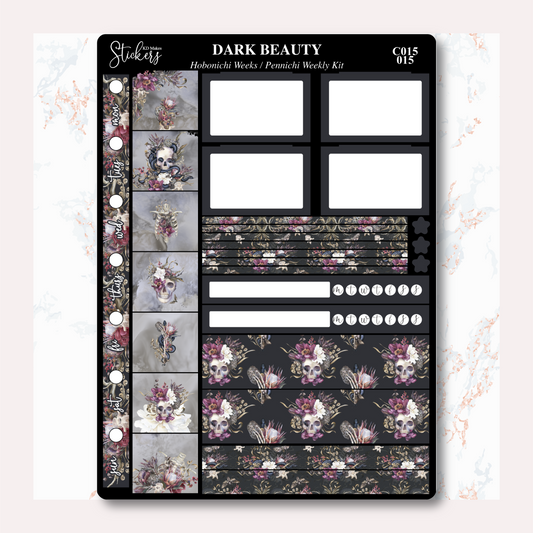 Dark Beauty Hobonichi Weeks / Pennichi Weekly Kit