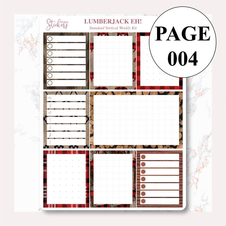 Lumberjack Eh! - Weekly Vertical Kit