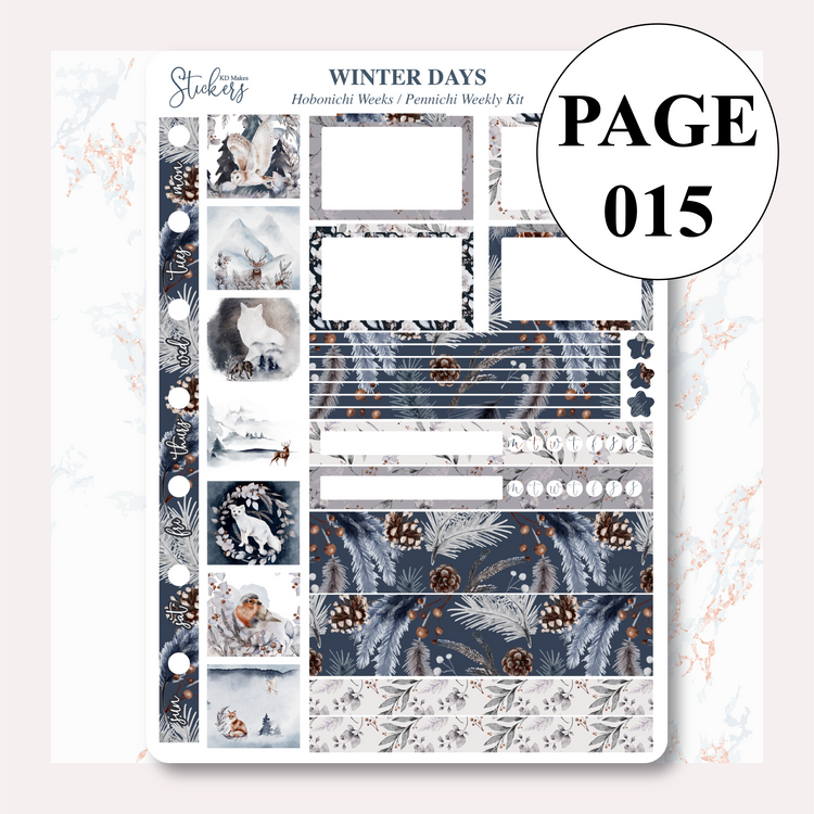 Winter Days | HOBONICHI WEEKS WEEKLY KIT