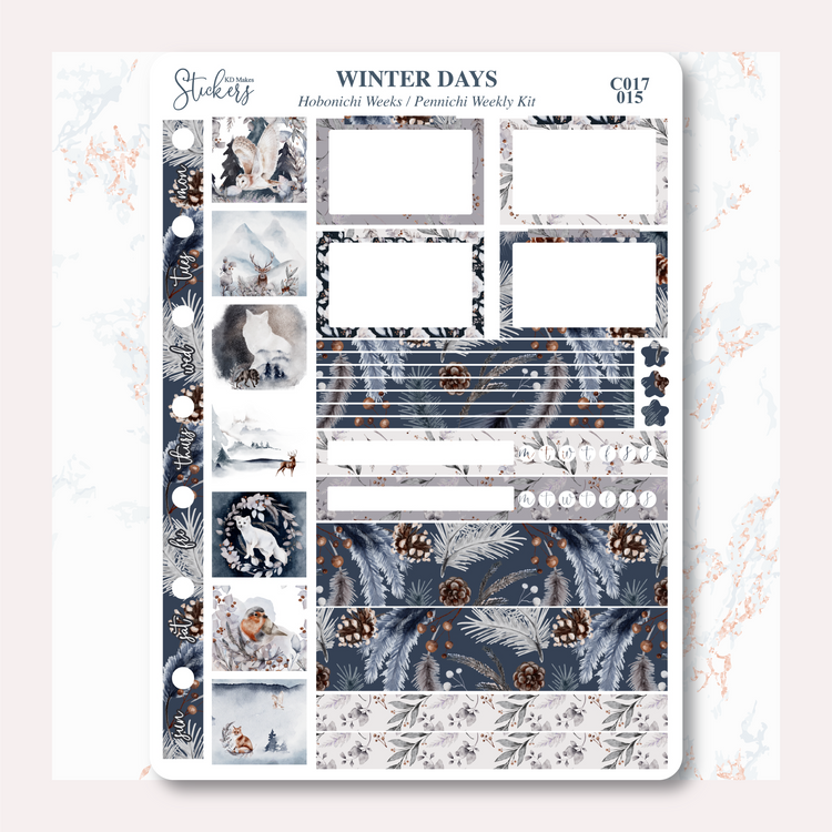 Winter Days | HOBONICHI WEEKS WEEKLY KIT