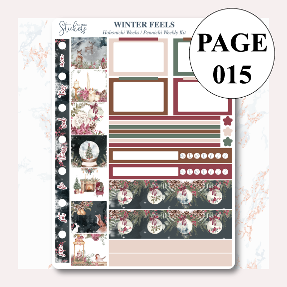 Winter Feels | HOBONICHI WEEKS WEEKLY KIT