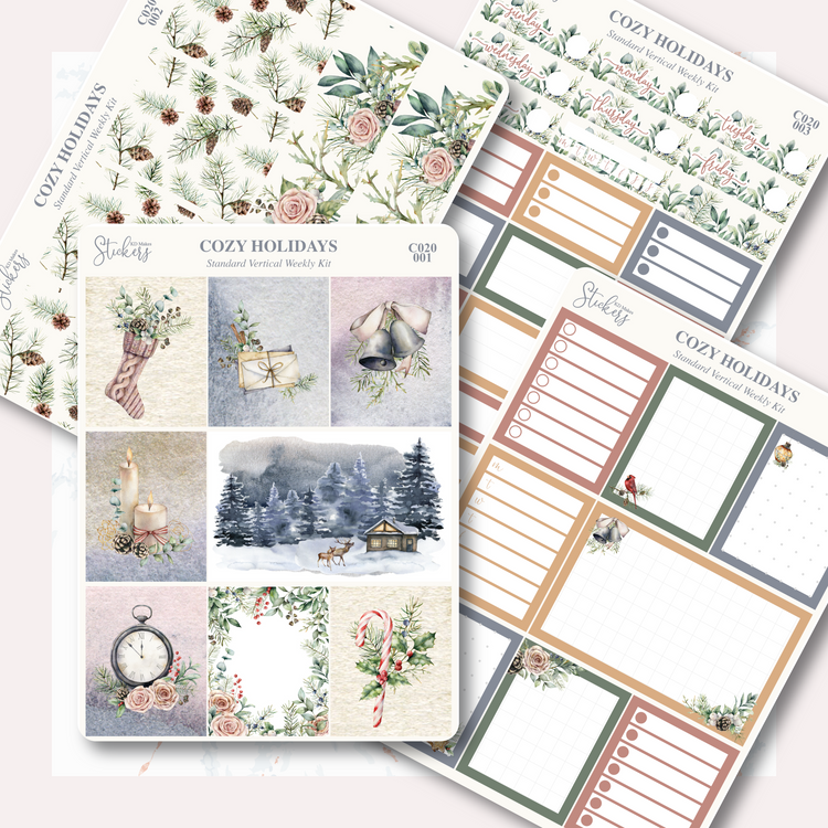 Cozy Holidays - Weekly Vertical Kit