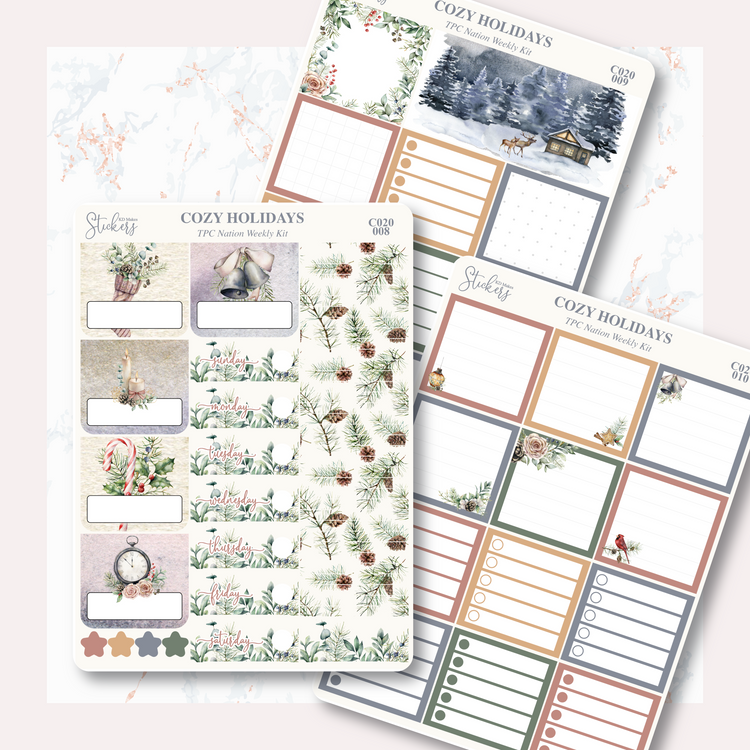 Cozy Holidays Academic Weekly Kit
