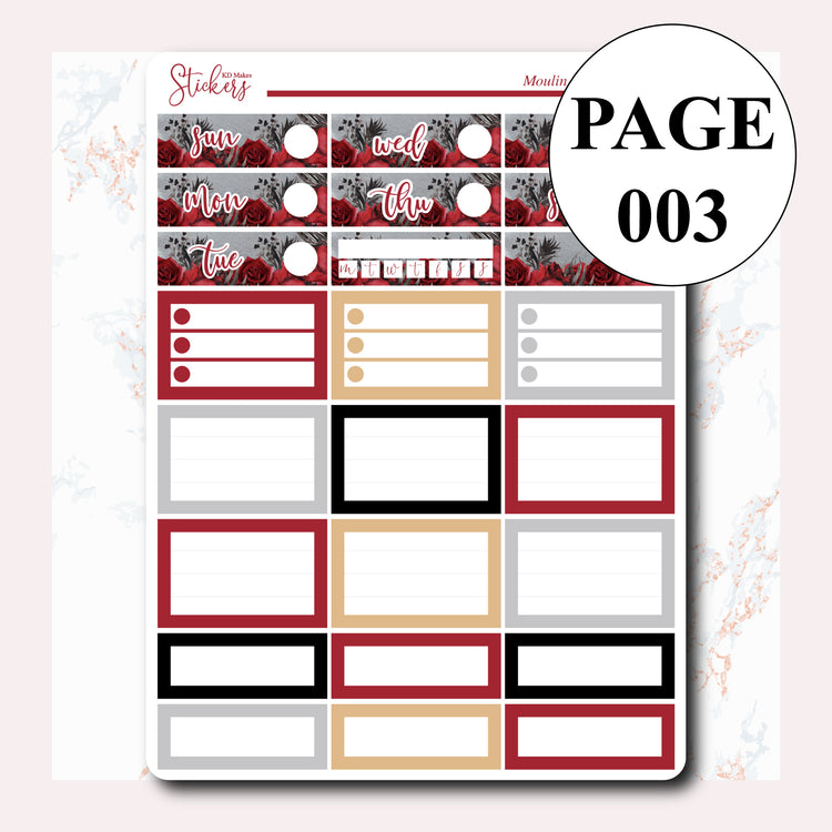 Moulin Rouge - Weekly Vertical Kit