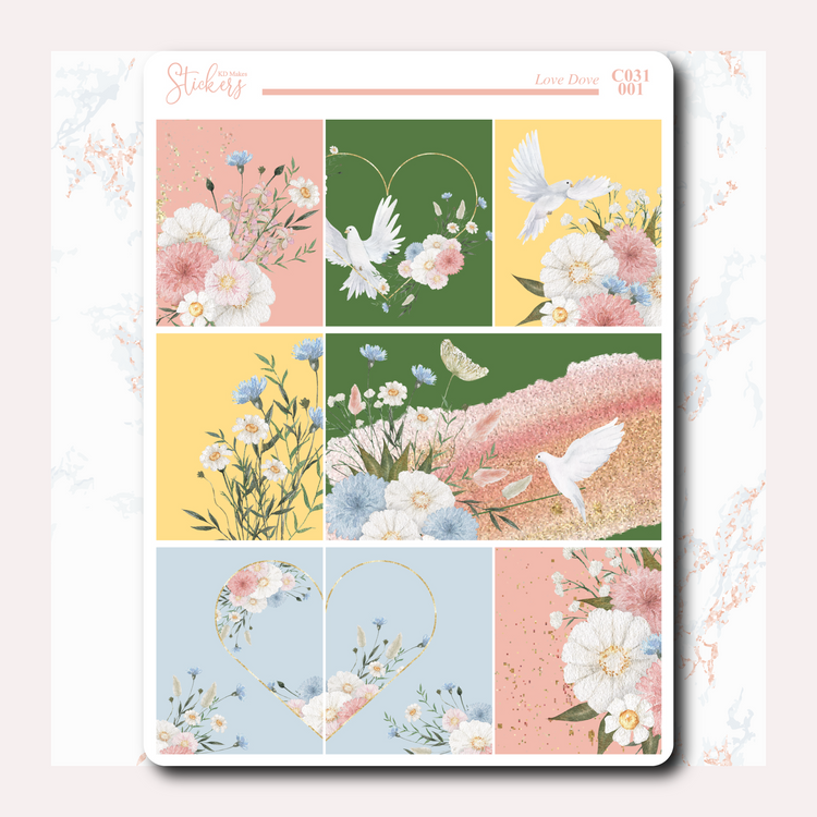 Love Dove - Weekly Vertical Kit