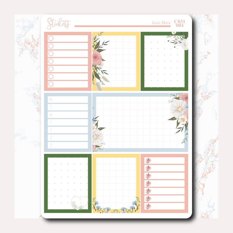 Love Dove - Weekly Vertical Kit