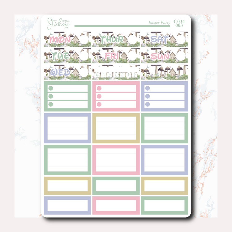 Easter Friends - Weekly Vertical Kit