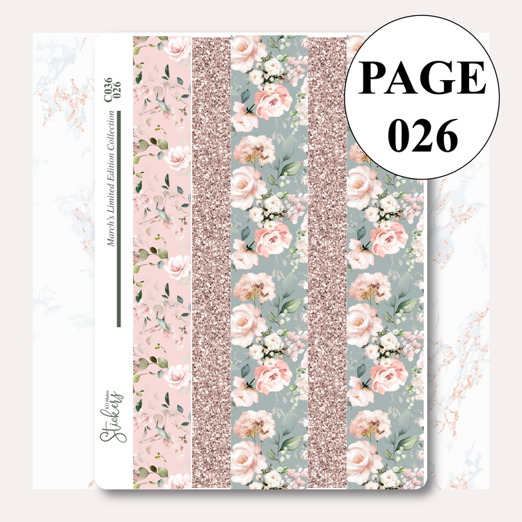 C036 | HUMMING BIRD & WATERCOLOUR FLOWERS | Deco Bundle