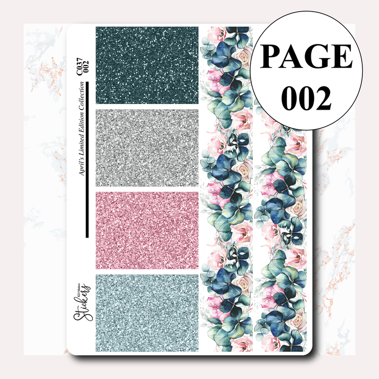 C037 | APRIL'S LIMITED EDITION COLLECTION | WEEKLY VERTICAL KIT