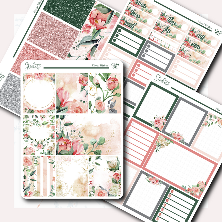 Floral Wishes - Weekly Vertical Kit