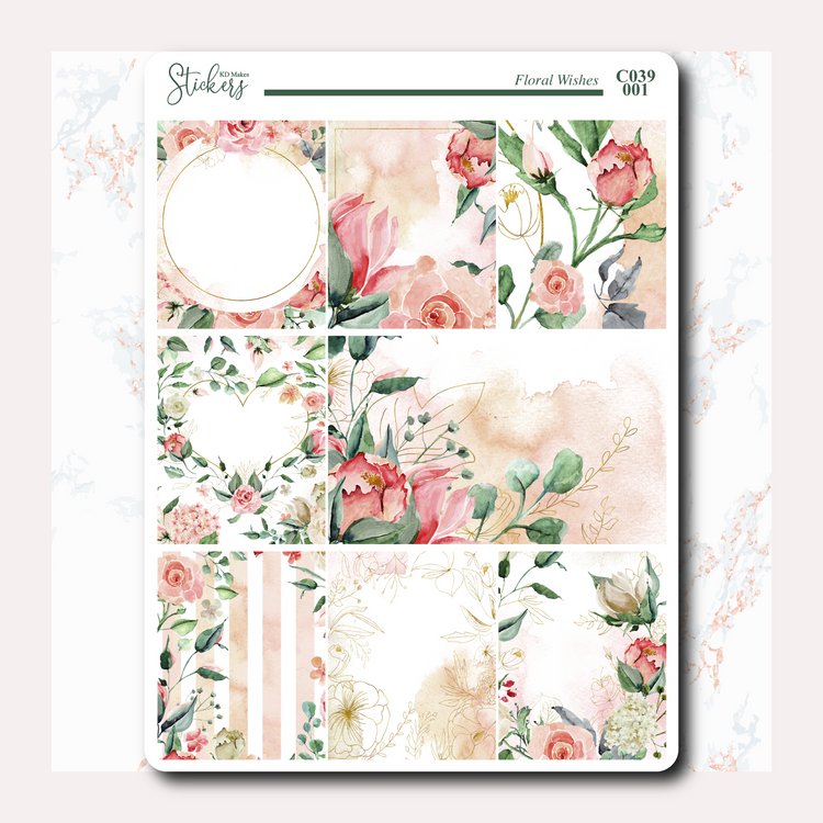 Floral Wishes - Weekly Vertical Kit