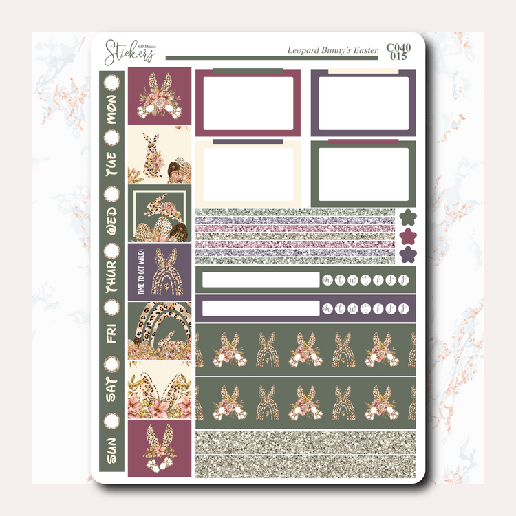 Leopard Bunny's Easter | HOBONICHI WEEKS WEEKLY KIT