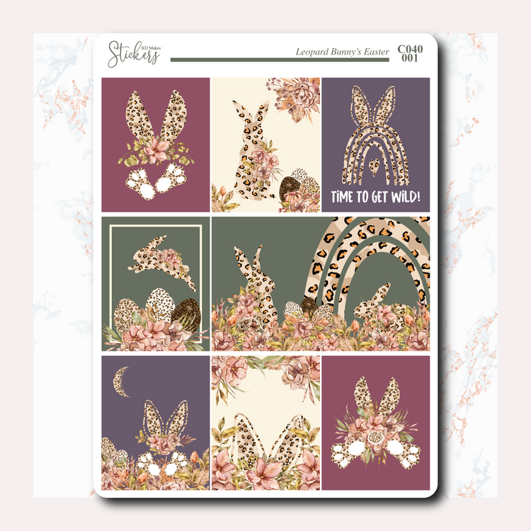 Leopard Bunny's Easter - Weekly Vertical Kit