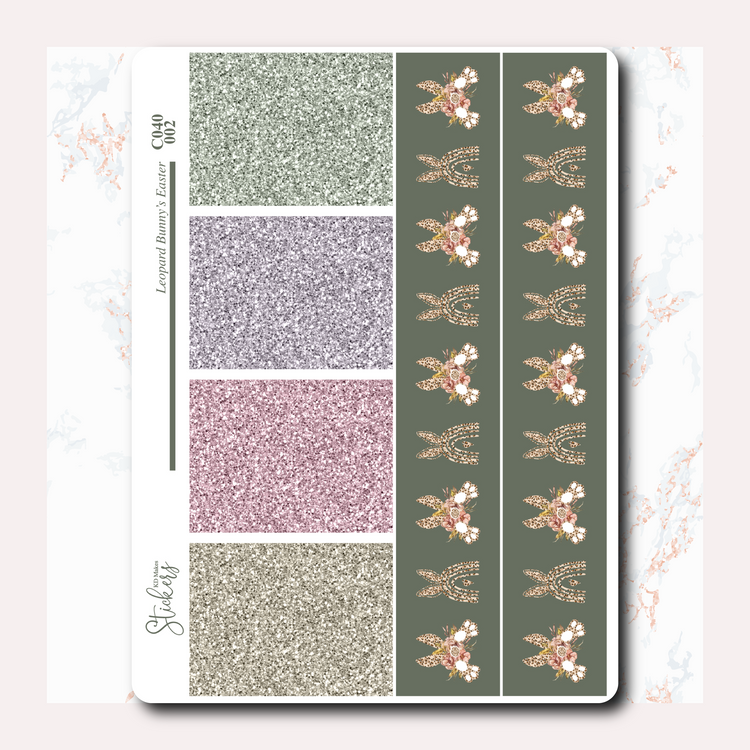 Leopard Bunny's Easter - Weekly Vertical Kit