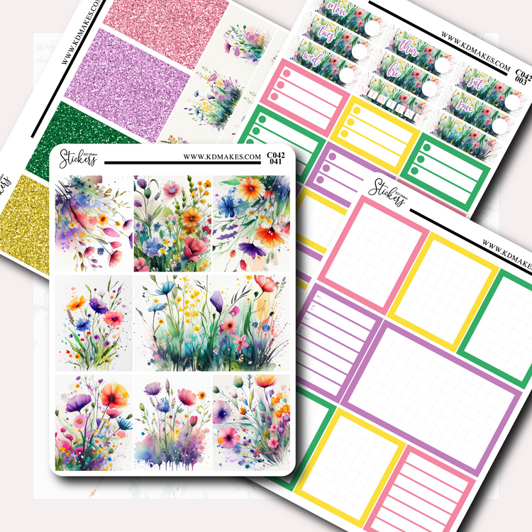 Wildflower - Weekly Vertical Kit