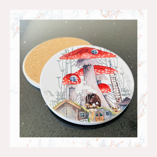 Mushroom Capital - Ceramic Coaster