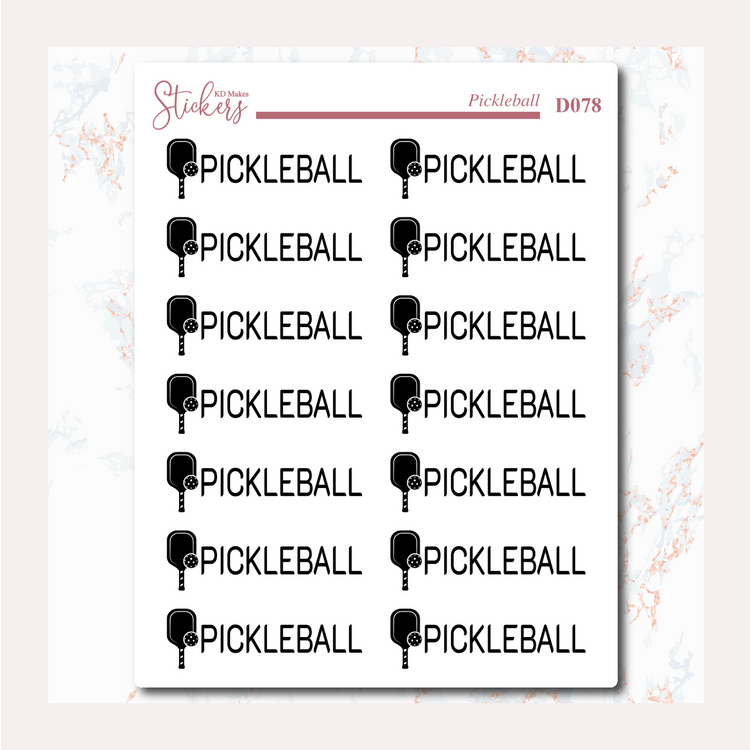 PICKLEBALL