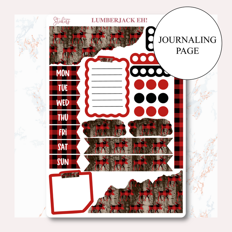 Lumberjack Eh! - Journaling Kit with Date Covers