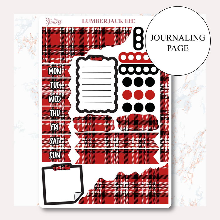 Lumberjack Eh! - Journaling Kit with Date Covers