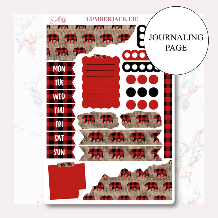 Lumberjack Eh! - Journaling Kit with Date Covers