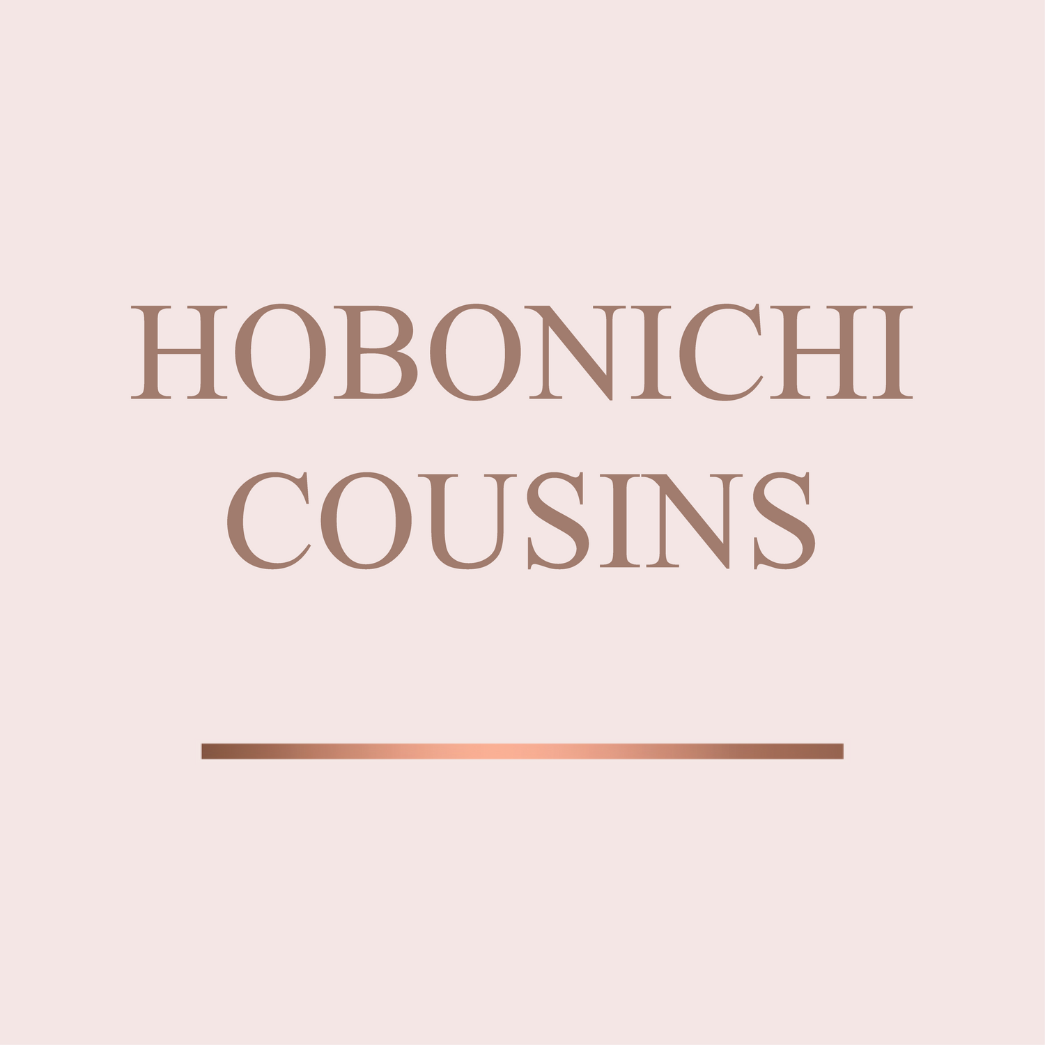 Hobonichi Cousins