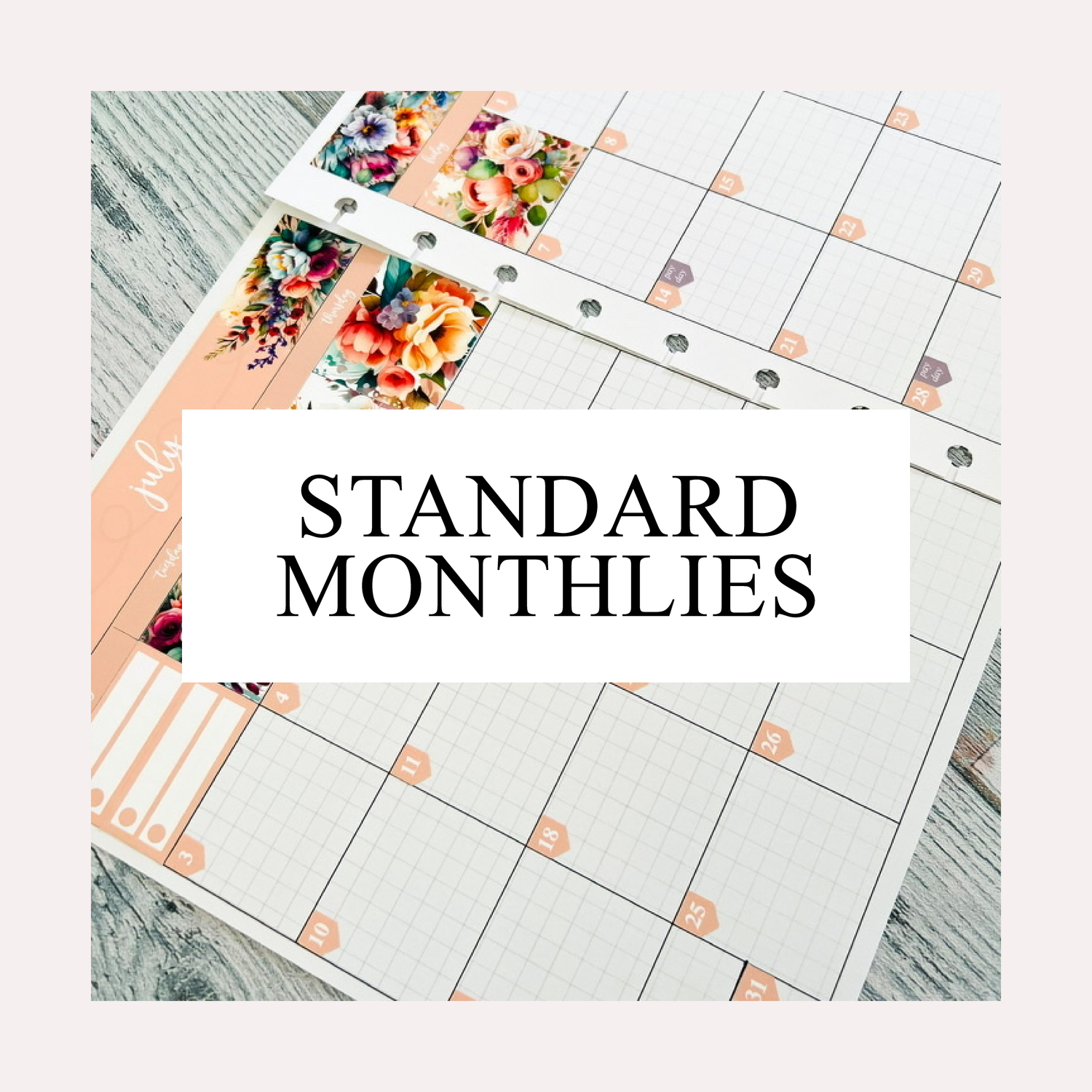 Standard Vertical & A5W Monthly