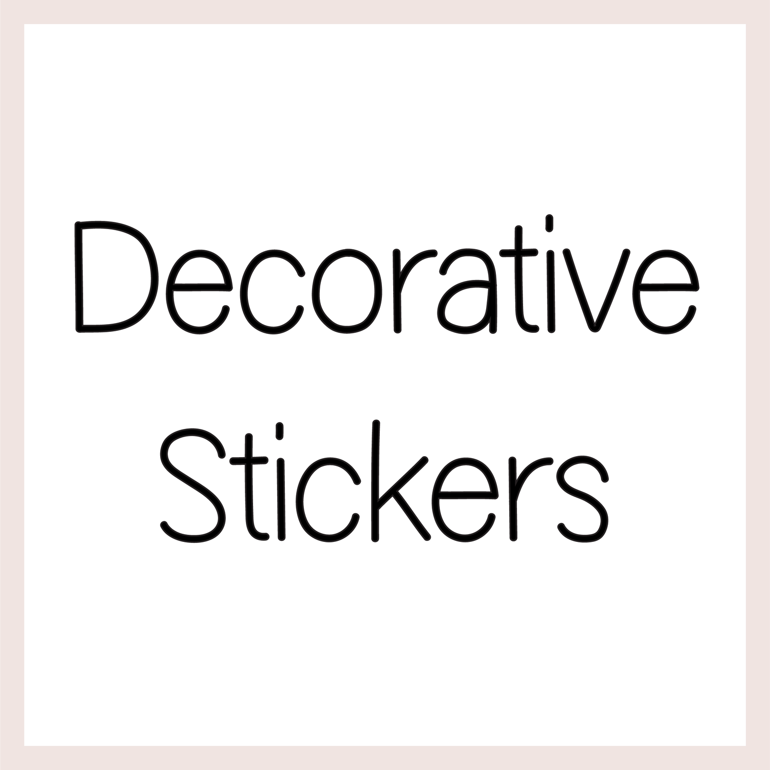 Decorative Stickers