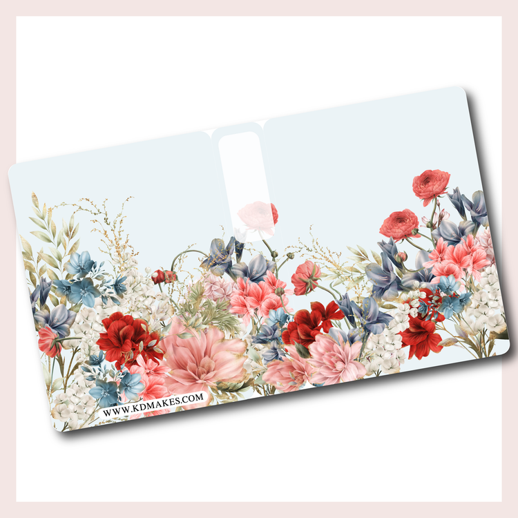 C069 050 | WATERCOLOUR FLOWERS | STICKER ALBUM | A PMC COLLAB