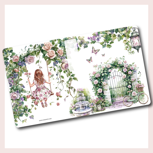 C110 050 | Floral Garden | STICKER ALBUM