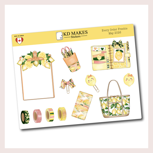 05 | May 2026 Sticker Sampler