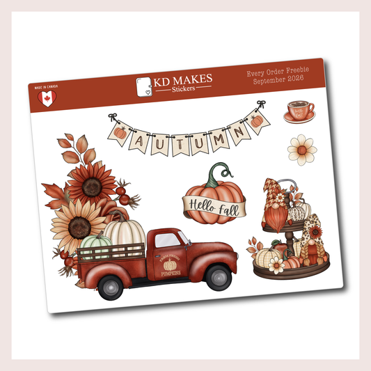 09 | September 2026 Sticker Sampler
