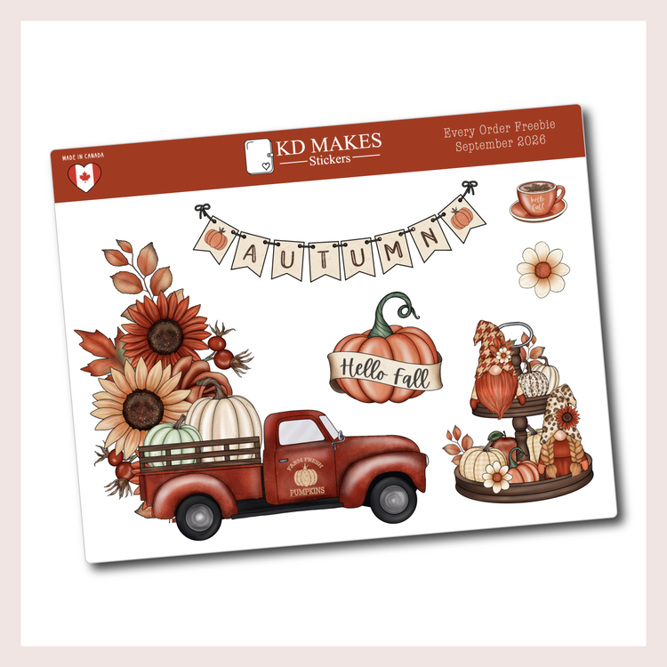 09 | September 2026 Sticker Sampler